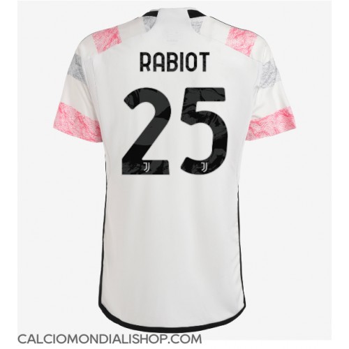 Maglie da calcio Juventus Adrien Rabiot #25 Seconda Maglia 2023-24 Manica Corta